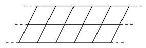 A mixed lattice with finite and infinite dimensions